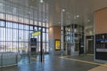 Interior of Shin Takaoka station. TOYAMA,JAPAN