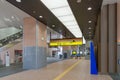 Interior of Shin Takaoka station. TOYAMA,JAPAN