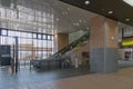 Interior of Shin Takaoka station. TOYAMA,JAPAN