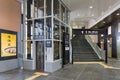 Interior of Shin Takaoka station. TOYAMA,JAPAN