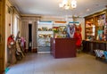 Interior of the shop-museum `Russian fantasy`