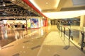 Interior of shopping center
