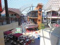 Interior of shopping mall