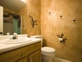 Interior shot of a bathroom with modern design Royalty Free Stock Photo