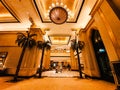 Emirates Palace Mandarin Oriental interior shot Royalty Free Stock Photo