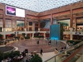 Interior shot of the famous Yas Mall landmark in Abu Dhabi city - Shopping mall Interior design