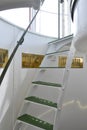 Interior shot of  lighthouse stairs Royalty Free Stock Photo