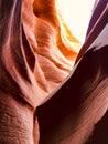 Interior shot of Lower Antelope Canyon