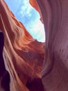 Interior shot of Lower Antelope Canyon