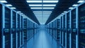 Data Center Server Room Modern Network Infrastructure Royalty Free Stock Photo