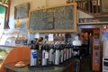 Interior shot of popular coffee shop, the Met, North Conway, New Hampshire, 2016 Royalty Free Stock Photo