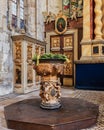 Interior shot of the St Benedikt church in Quedlinburg, Germany.