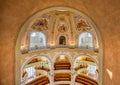 Interior shot of the world famous Frauenkirche in the old town of Dresden