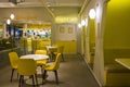 Interior shot of Yellow Cafe