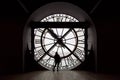 Interior showing the clock in the Musee D`Orsay in Paris, Ile De France, France Royalty Free Stock Photo