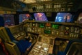 Interior of Shuttle at Space Center in Houston USA Royalty Free Stock Photo