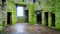 Interior sight in Dunnottar Castle, near Stonehaven, Scotland.