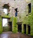 Interior sight in Dunnottar Castle, near Stonehaven, Scotland.