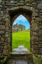 Interior sight in Dunnottar Castle, near Stonehaven, Scotland.