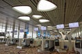 Interior of Singapore Changi international airport