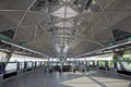 Interior of Singapore MRT station