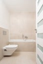 Interior of small bathroom Royalty Free Stock Photo