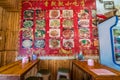 Interior of a small chinese street food restaurant