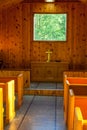 Small Chapel Interior Royalty Free Stock Photo