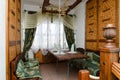Interior of small hall of restaurant Santa Maria, Mogilev, Belarus