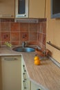 Interior of small kitchen Royalty Free Stock Photo
