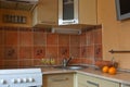 Interior of small kitchen Royalty Free Stock Photo