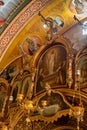 The interior of the small monastery of St. George on the border of the Jewish and Armenian quarters in the old city of Jerusalem