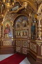 The interior of the small monastery of St. George on the border of the Jewish and Armenian quarters in the old city of Jerusalem