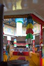 The interior is a small Mongolian Buddhist temple Royalty Free Stock Photo