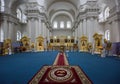 Interior of the Smolny Cathedral. Saint Petersburg, Russia.