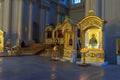Interior of Smolny Cathedral. Saint Petersburg, Russia