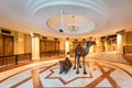 Interior of Souk Al Bahar next to Dubai mall and Burj Khalifa, popular tourist destination, United Arab Emirates