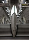 Interior of Southwark Underground Station, London UK