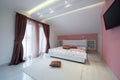 Interior of a specious bedroom Royalty Free Stock Photo