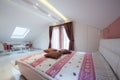 Interior of a specious bedroom Royalty Free Stock Photo