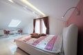 Interior of a specious bedroom Royalty Free Stock Photo