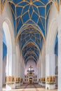 Interior of St. George Cathedral 1313. At first the church was Catholic, then Lutheran, now it is Orthodox