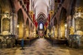 Interior of St. John the Baptist Cathedral, Wroclaw, Poland