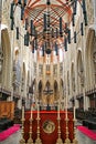 Interior of St. John`s Cathedral at city in s-Hertogenbosch, Netherlands