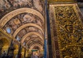 Interior of St John`s Co-Cathedral, Valletta, Malta Royalty Free Stock Photo