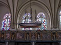 The interior of the St Jurgen church at Juergensby in Flensburg, Germany