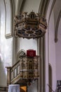 The interior of the St Jurgen church at Juergensby in Flensburg, Germany