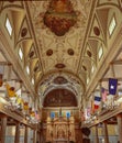 Interior of the St. Louis Cathedral, French quarter, New Orleans, Louisiana