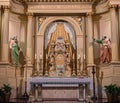 Interior of the St. Louis Cathedral, French quarter, New Orleans, Louisiana