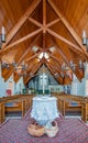 Interior of St. Marks in the Valley Church, Los Olivos, California, USA Royalty Free Stock Photo